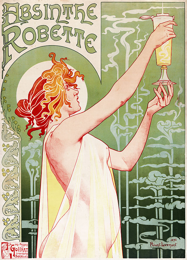 Henri Privat-Livemont, Absinthe Robette, 1896